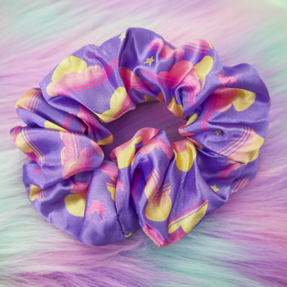 Sweet Skies Satin Scrunchie