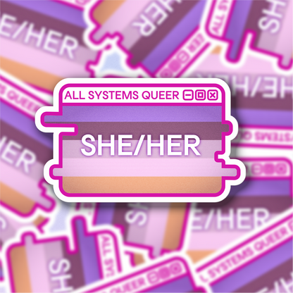 Build-Your-Own Pride System Message Sticker