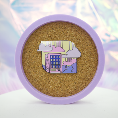 Vending Machine Vaporwave Enamel Pin